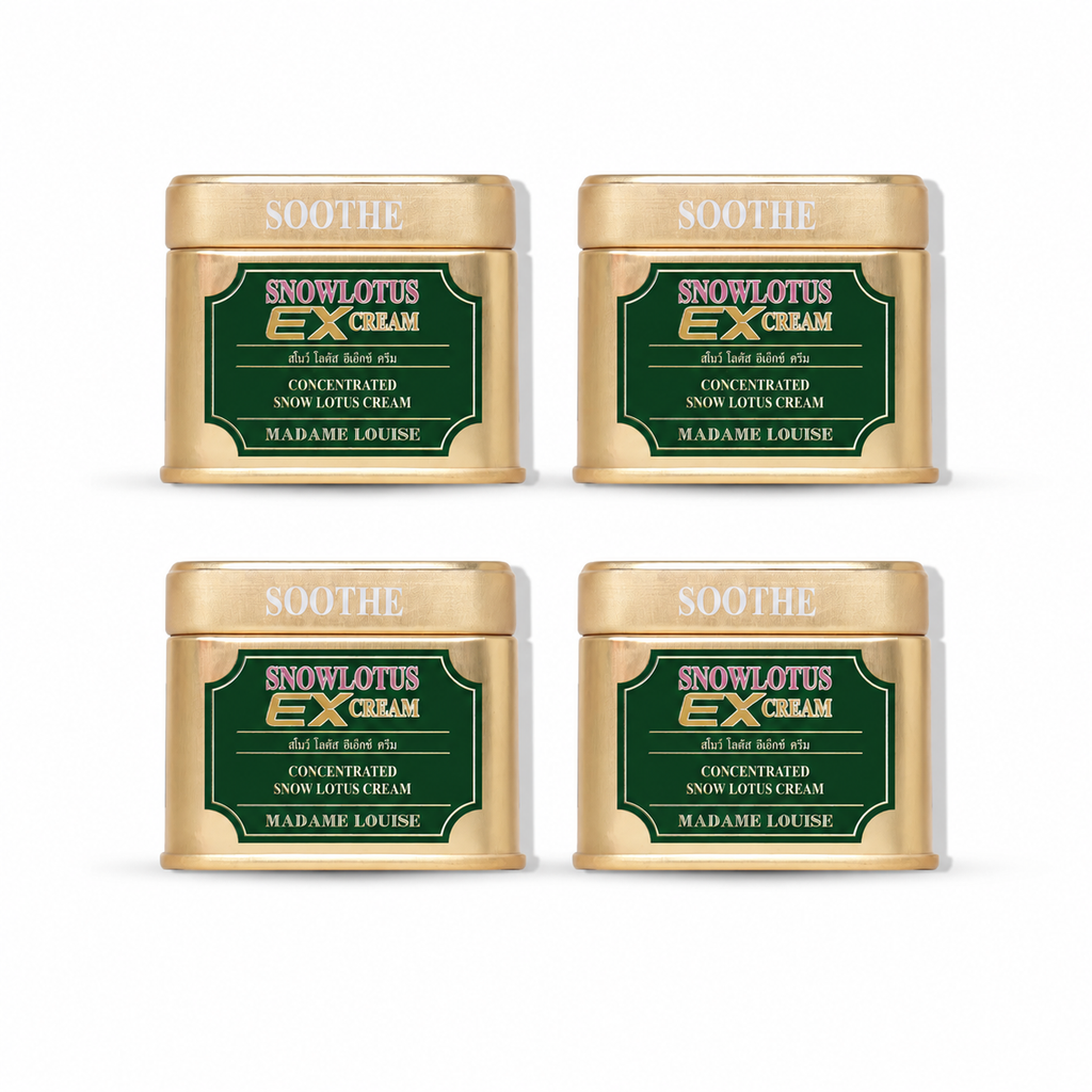 Snow Lotus EX Cream 45g | ครีมบัวหิมะ Madame Louise  4 กระปุก