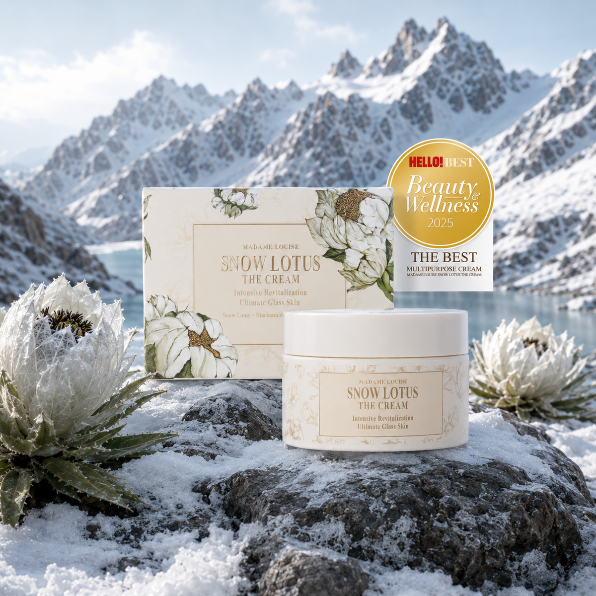 Madame Louise Snow Lotus Set 3 ชิ้น 2980 | Serum The Cream กันแดด