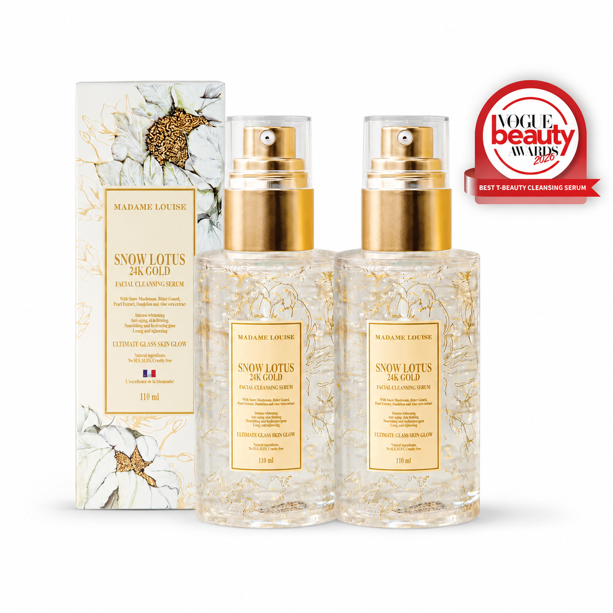 MADAME LOUISE SNOW LOTUS 24K GOLD FACIAL CLEANSING SERUM  1 ขวด